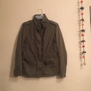 Women’s moss green military jacket